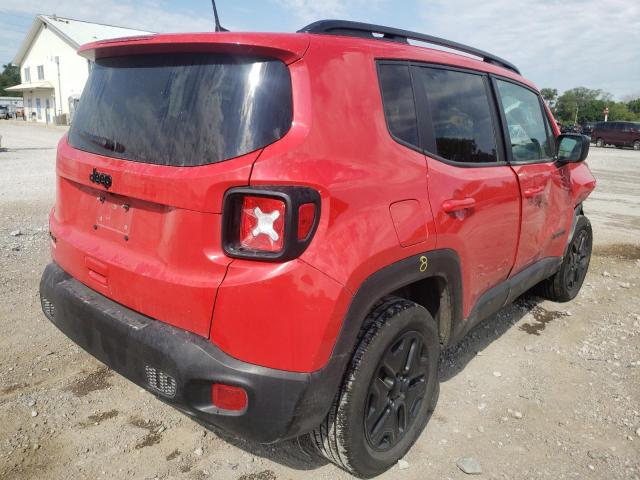 ZACNJBABXLPL74769 - 2020 JEEP RENEGADE S RED photo 4