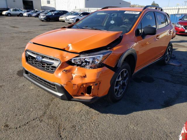 JF2GTAAC7JH300739 - 2018 SUBARU CROSSTREK ORANGE photo 2