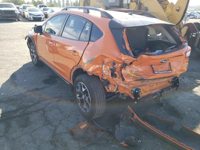 JF2GTAAC7JH300739 - 2018 SUBARU CROSSTREK ORANGE photo 3