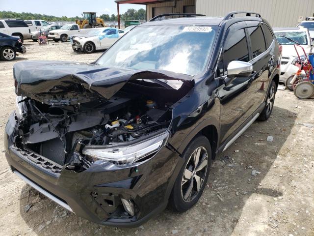 JF2SKAXC3LH500685 - 2020 SUBARU FORESTER T BLACK photo 2