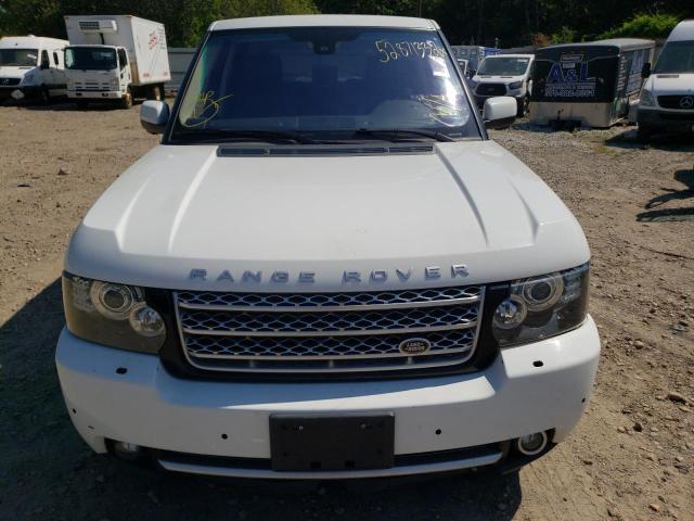 SALMF1E44CA390691 - 2012 LAND ROVER RANGE ROVE WHITE photo 9