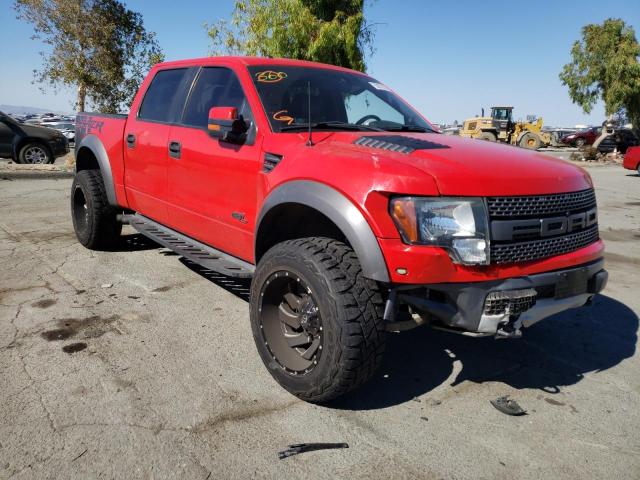 1FTFW1R61CFC99893 - 2012 FORD F150 SVT R RED photo 1