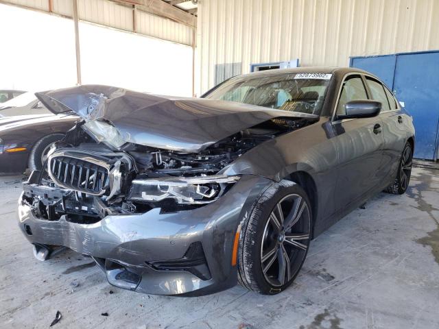 3MW5R1J04M8C01165 - 2021 BMW 330I GRAY photo 2