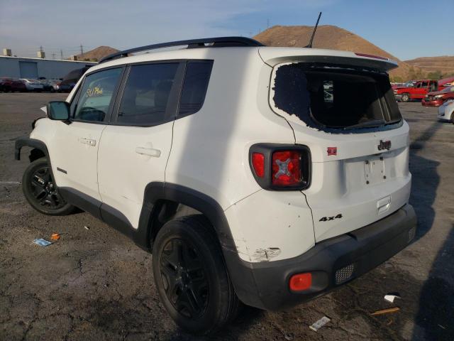 ZACCJBAB9JPH72143 - 2018 JEEP RENEGADE S WHITE photo 3