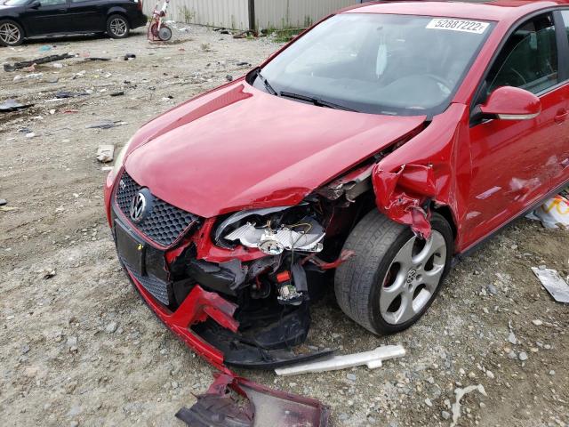 3VWFA71K28M168244 - 2008 VOLKSWAGEN GLI წითელი ფოტო 9