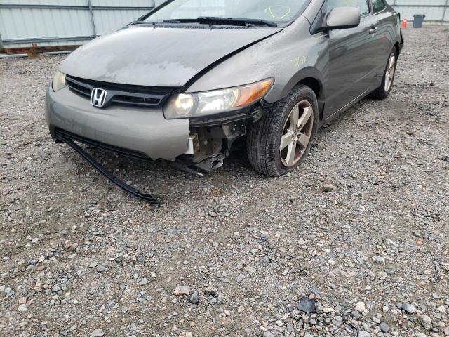 2HGFG12868H555865 - 2008 HONDA CIVIC EX TAN photo 9