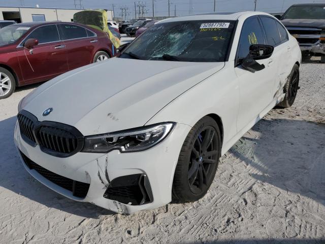 WBA5U7C09LFH07565 - 2020 BMW M340I WHITE photo 2