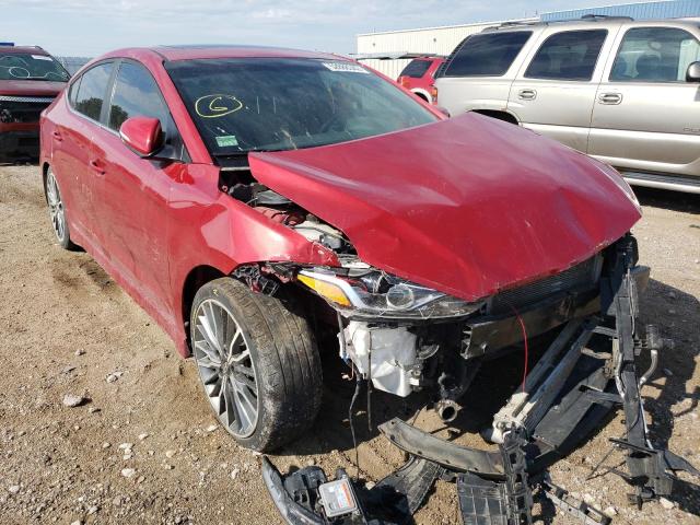 KMHD04LB1JU480366 - 2018 HYUNDAI ELANTRA SP RED photo 1