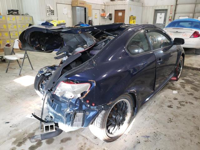 JTKDE177960105374 - 2006 TOYOTA SCION TC ლურჯი ფოტო 4