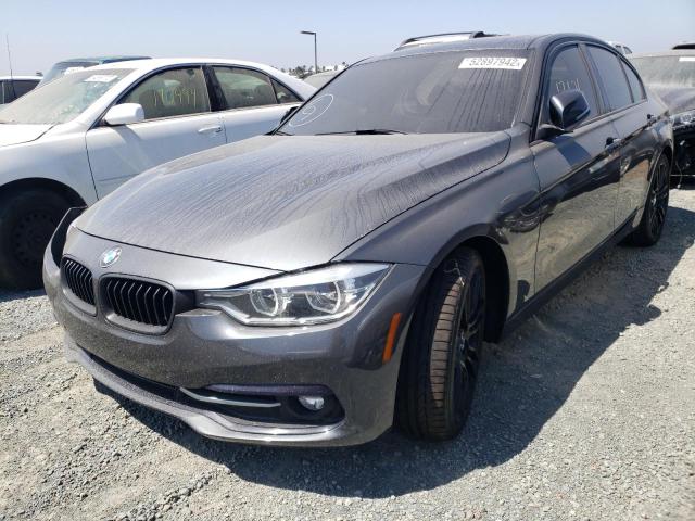 WBA8E5C52GK388515 - 2016 BMW 328 D GRAY photo 2