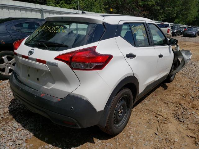 3N1CP5BV8LL491023 - 2020 NISSAN KICKS S WHITE photo 4