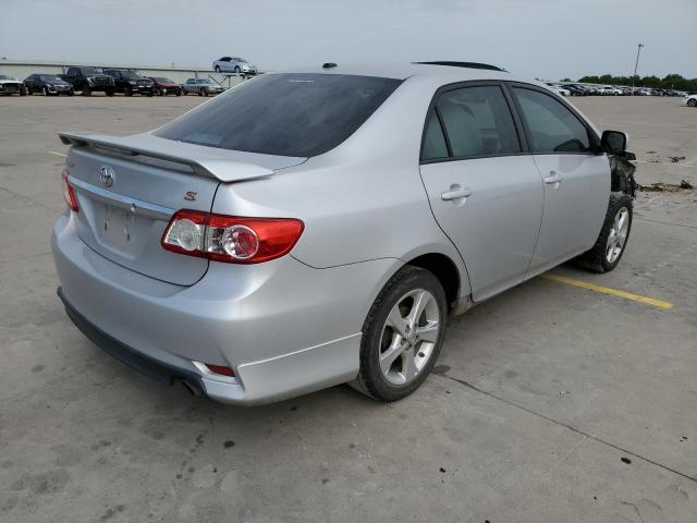 2T1BU4EE4BC669972 - 2011 TOYOTA COROLLA S SILVER photo 4