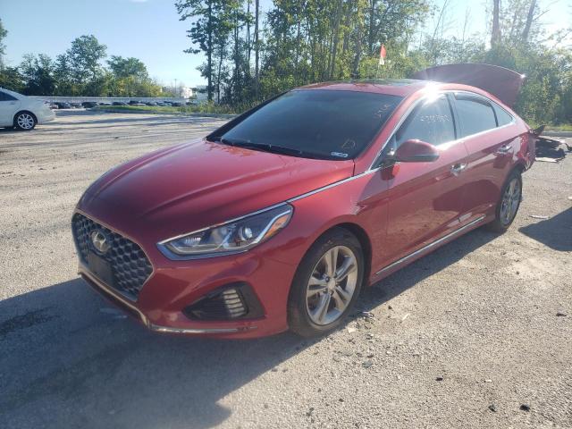 5NPE34AF3KH810283 - 2019 HYUNDAI SONATA LIM RED photo 2