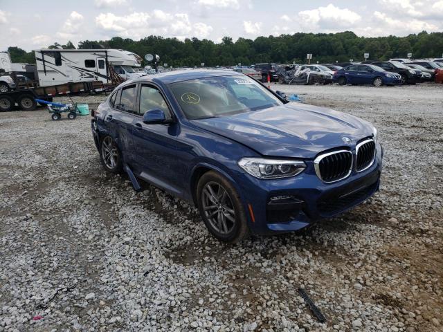 5UX2V1C06M9H43714 - 2021 BMW X4 XDRIVE3 BLUE photo 1