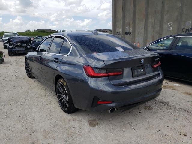 3MW5R1J00M8C03947 - 2021 BMW 330I GRAY photo 3