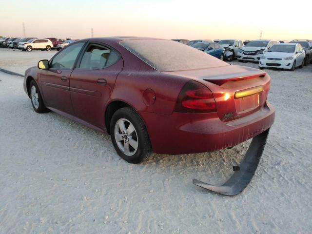 2G2WP552661133280 - 2006 PONTIAC GRAND PRIX RED photo 3