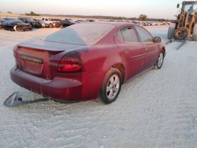 2G2WP552661133280 - 2006 PONTIAC GRAND PRIX RED photo 4