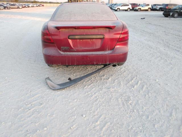 2G2WP552661133280 - 2006 PONTIAC GRAND PRIX RED photo 9