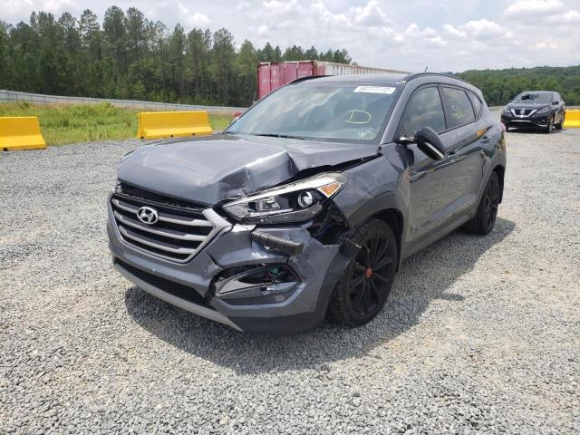 KM8J33A27HU486156 - 2017 HYUNDAI TUCSON LIM GRAY photo 2