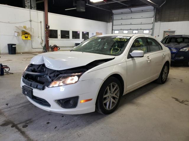 3FAHP0JA9BR302451 - 2011 FORD FUSION SEL WHITE photo 2