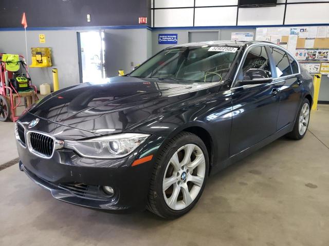WBA3B9G59FNR93455 - 2015 BMW 335 XI BLACK photo 2