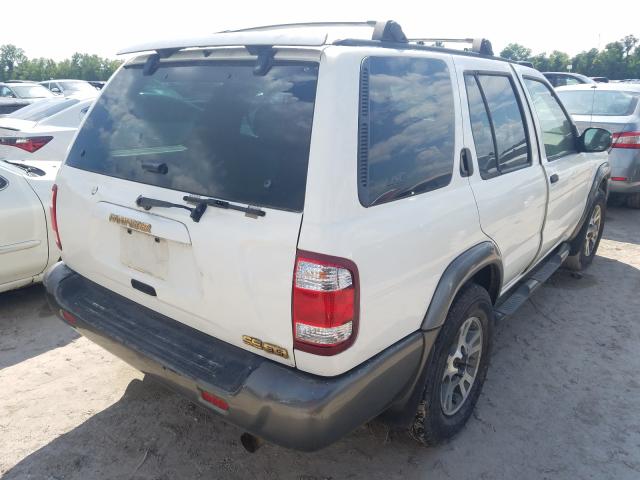 JN8DR07X71W502386 - 2001 NISSAN PATHFINDER WHITE photo 4