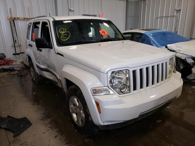 1C4PJLAK9CW110351 - 2012 JEEP LIBERTY SP WHITE photo 1