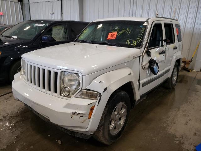 1C4PJLAK9CW110351 - 2012 JEEP LIBERTY SP WHITE photo 2