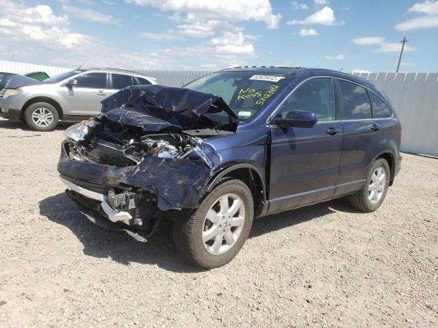 JHLRE48778C017893 - 2008 HONDA CR-V EXL BLUE photo 2