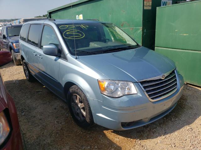 2A8HR54PX8R647271 - 2008 CHRYSLER TOWN & COU BLUE photo 1