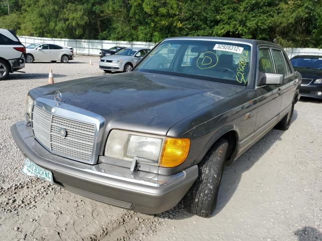 WDBCA35E3MA608965 - 1991 MERCEDES-BENZ 420 SEL GRAY photo 2