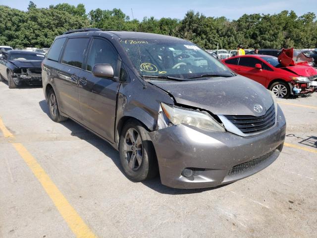 5TDKK3DC3ES470021 - 2014 TOYOTA SIENNA LE GRAY photo 1