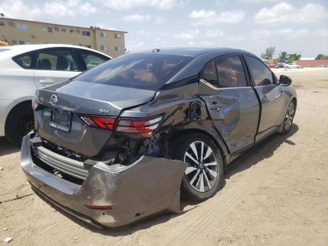 3N1AB8CV8LY212422 - 2020 NISSAN SENTRA SV GRAY photo 4