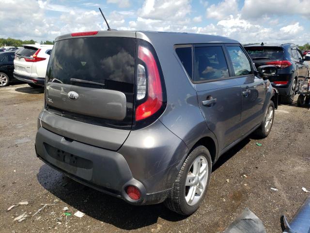 KNDJN2A25E7058508 - 2014 KIA SOUL GRAY photo 4