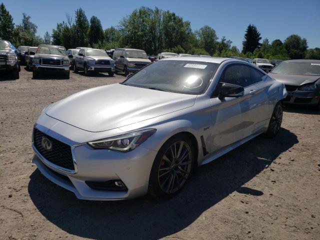 JN1FV7EK3HM610402 - 2017 INFINITI Q60 RED SP SILVER photo 2