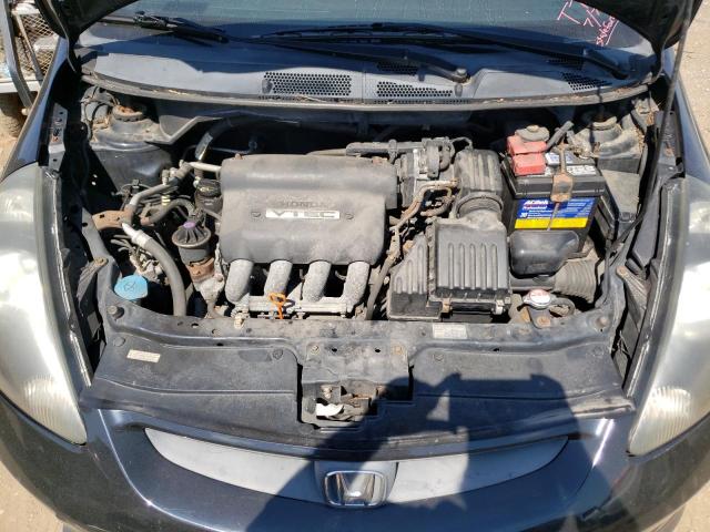 JHMGD38697S051328 - 2007 HONDA FIT S 黑色 照片 7