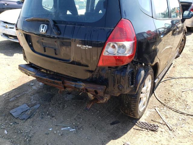 JHMGD38697S051328 - 2007 HONDA FIT S 黑色 照片 9