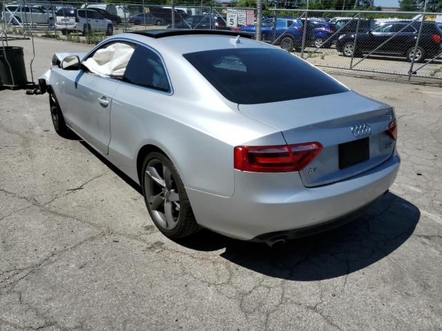 WAUDK78T39A025837 - 2009 AUDI A5 QUATTRO SILVER photo 3