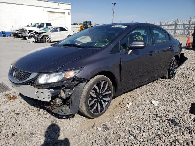 19XFB2F99FE264047 - 2015 HONDA CIVIC EXL 灰色 照片 2