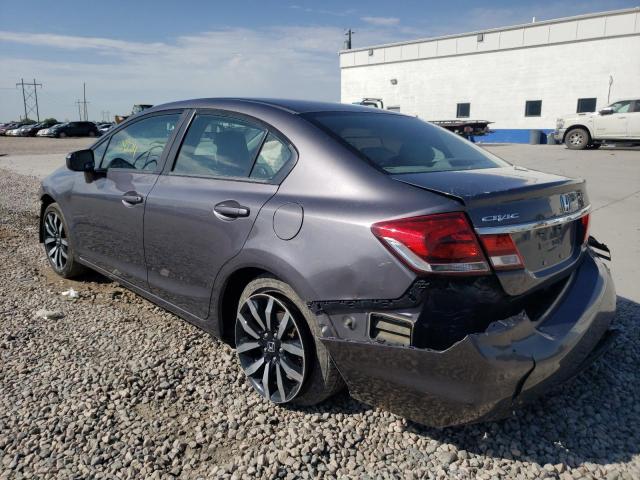 19XFB2F99FE264047 - 2015 HONDA CIVIC EXL 灰色 照片 3