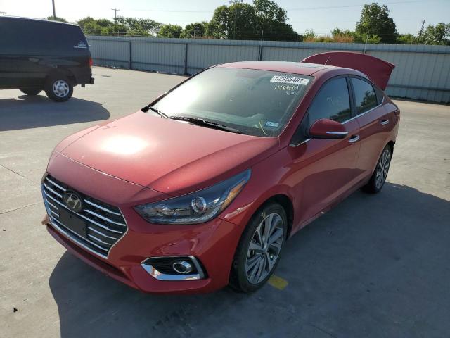 3KPC34A69ME140401 - 2021 HYUNDAI ACCENT LIM RED photo 2