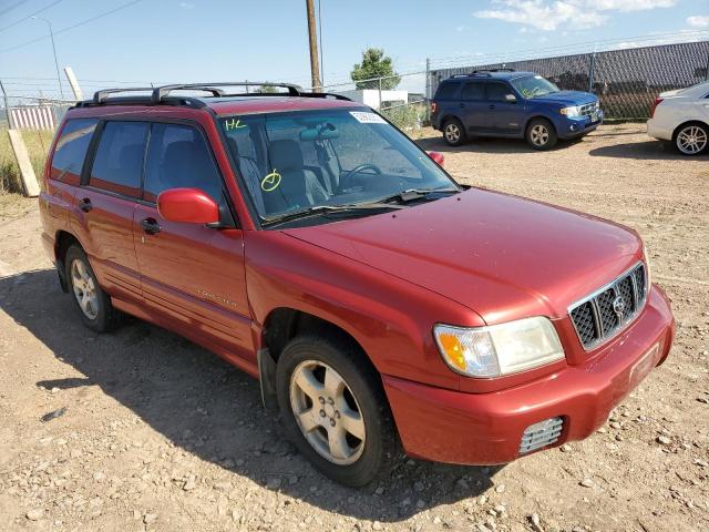 JF1SF65692H712878 - 2002 SUBARU FORESTER S MAROON photo 1