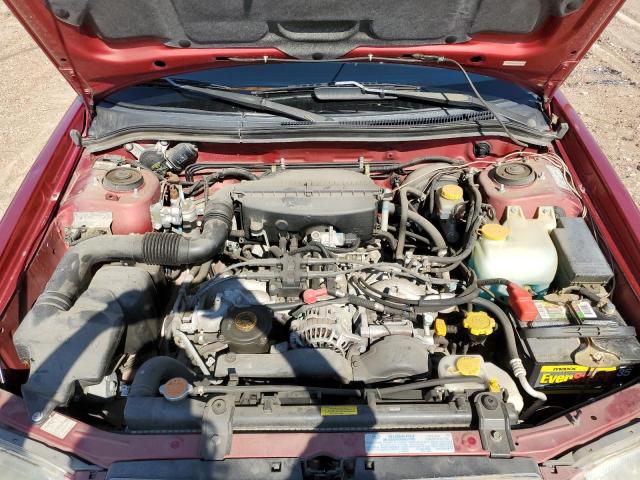 JF1SF65692H712878 - 2002 SUBARU FORESTER S MAROON photo 7