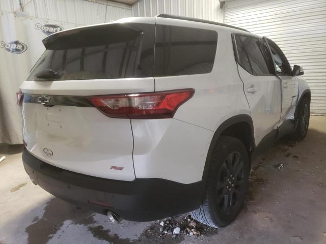 1GNERJKWXMJ247780 - 2021 CHEVROLET TRAVERSE R WHITE photo 4