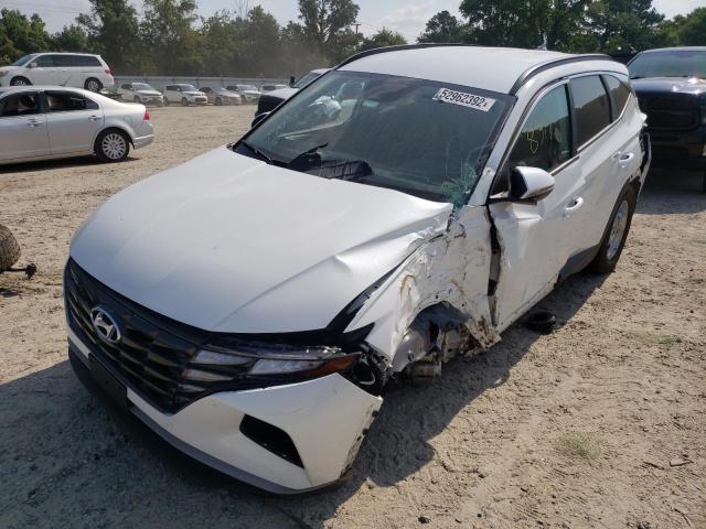 5NMJBCAE7NH057457 - 2022 HYUNDAI TUCSON SEL WHITE photo 2