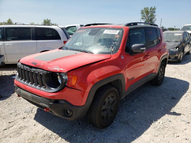 ZACCJBCB1JPG93417 - 2018 JEEP RENEGADE T RED photo 2