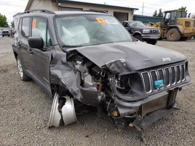 ZACNJBAB4LPL42724 - 2020 JEEP RENEGADE S GRAY photo 1