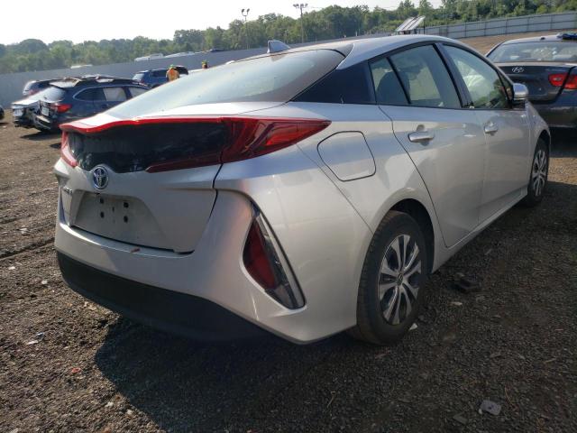 JTDKARFP4L3148864 - 2020 TOYOTA PRIUS PRIM 银色 照片 4