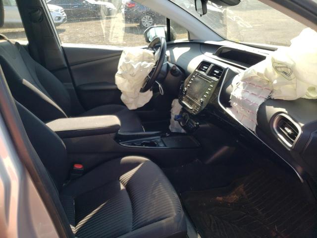 JTDKARFP4L3148864 - 2020 TOYOTA PRIUS PRIM 银色 照片 5