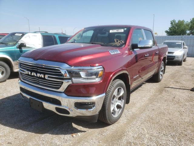 1C6SRFJT1KN902258 - 2019 RAM 1500 LARAM MAROON photo 2